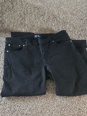 GAP womens Black Jeans - Classic Fit